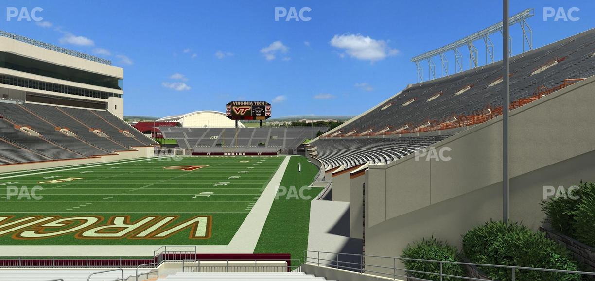 Lane Stadium - Section 101 Seat View