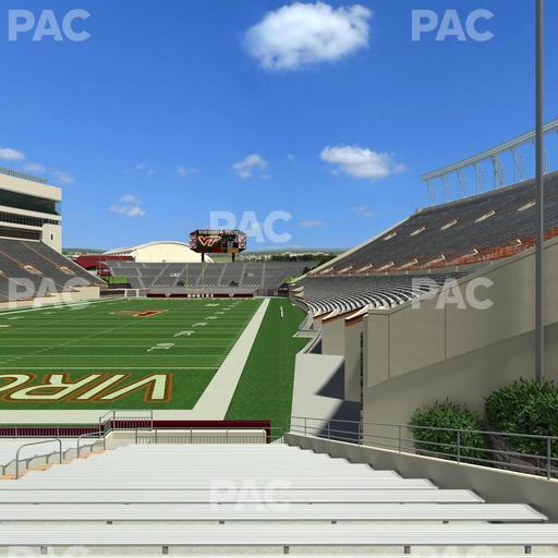 Lane Stadium - Section 101 Seat View