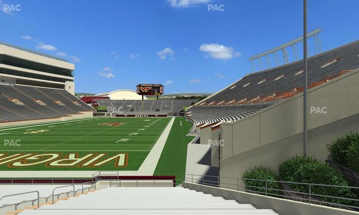 Lane Stadium - Section 101 Seat View