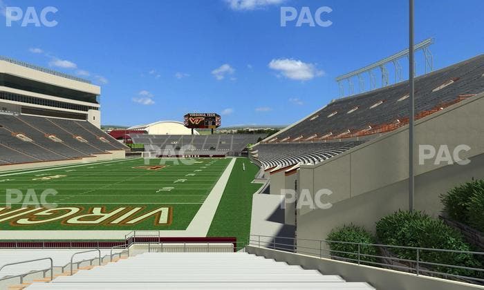 Lane Stadium - Section 101 Seat View