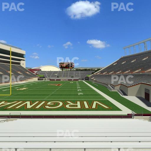 Lane Stadium - Section 102 Seat View