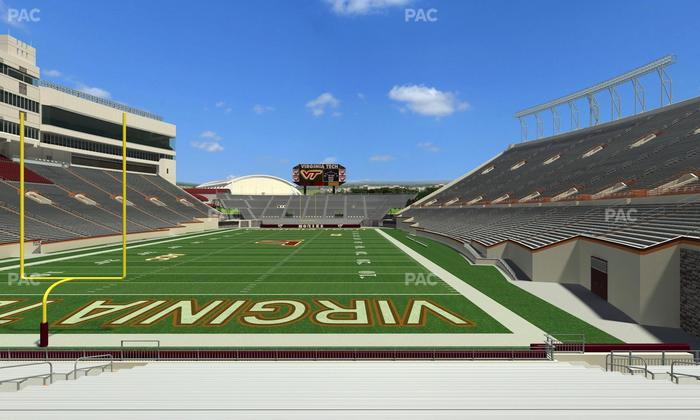 Lane Stadium - Section 102 Seat View