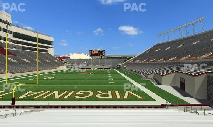 Lane Stadium - Section 102 Seat View