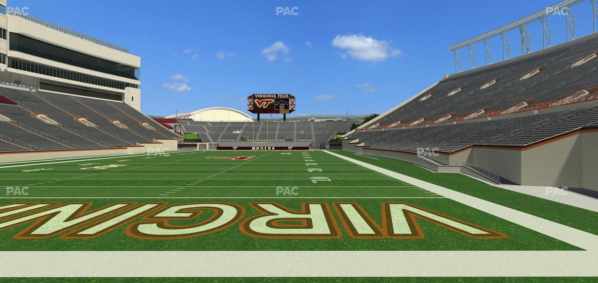 Lane Stadium - Section 102 Seat View