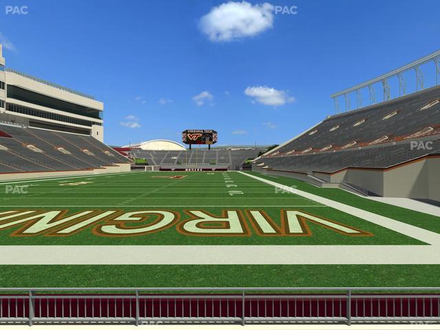Lane Stadium - Section 102 Seat View