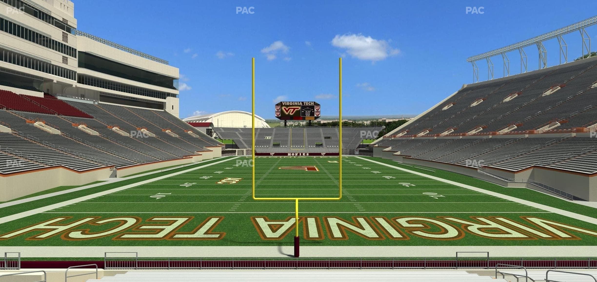 Lane Stadium - Section 103 Seat View