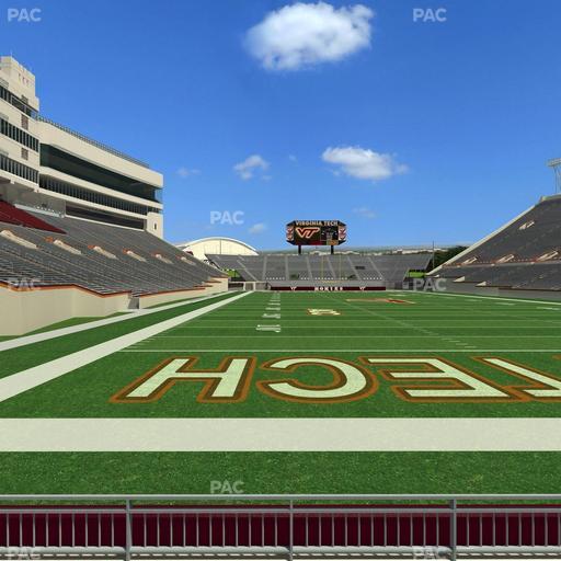 Lane Stadium - Section 104 Seat View