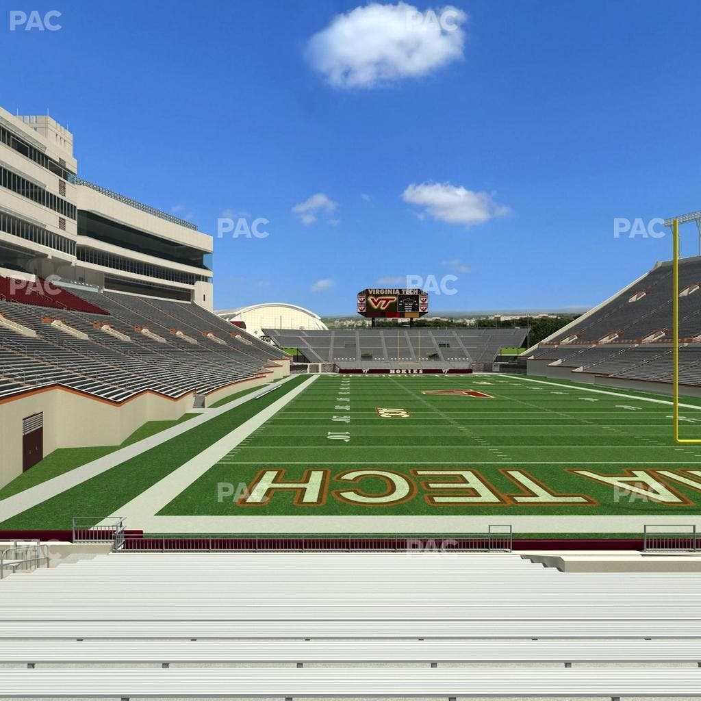 Lane Stadium - Section 104 Seat View