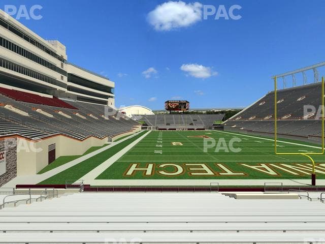 Lane Stadium - Section 104 Seat View