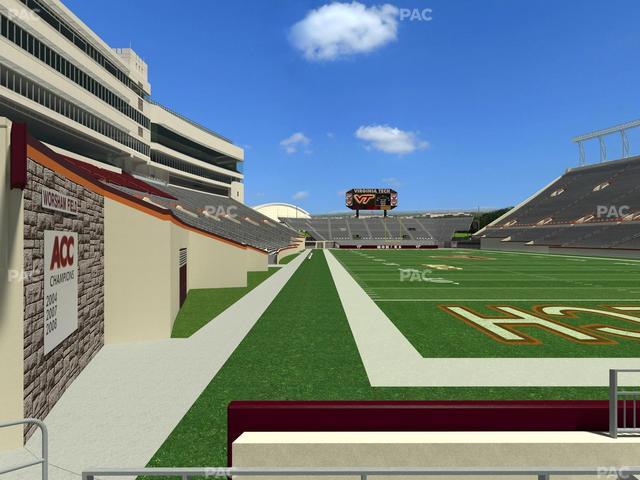 Lane Stadium - Section 105 Seat View