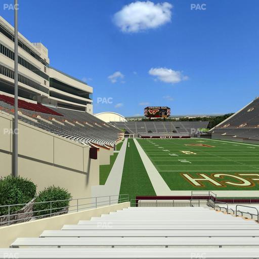 Lane Stadium - Section 105 Seat View
