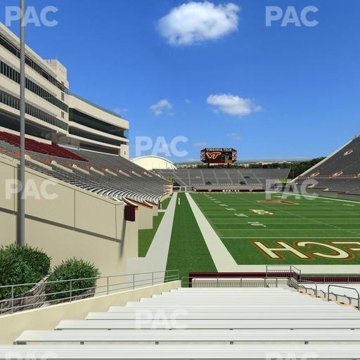 Lane Stadium - Section 105 Seat View