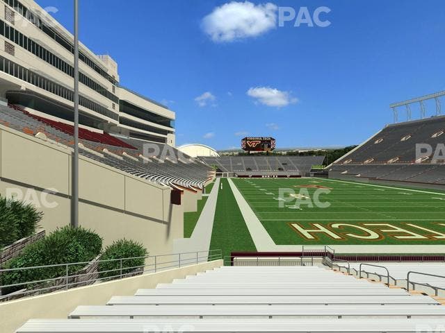 Lane Stadium - Section 105 Seat View