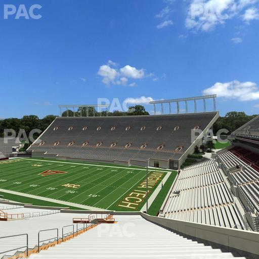 Lane Stadium - Section 106 Seat View