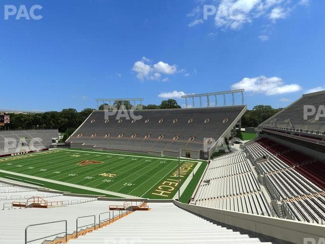 Lane Stadium - Section 106 Seat View