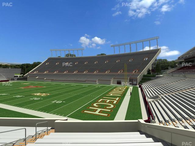Lane Stadium - Section 106 Seat View