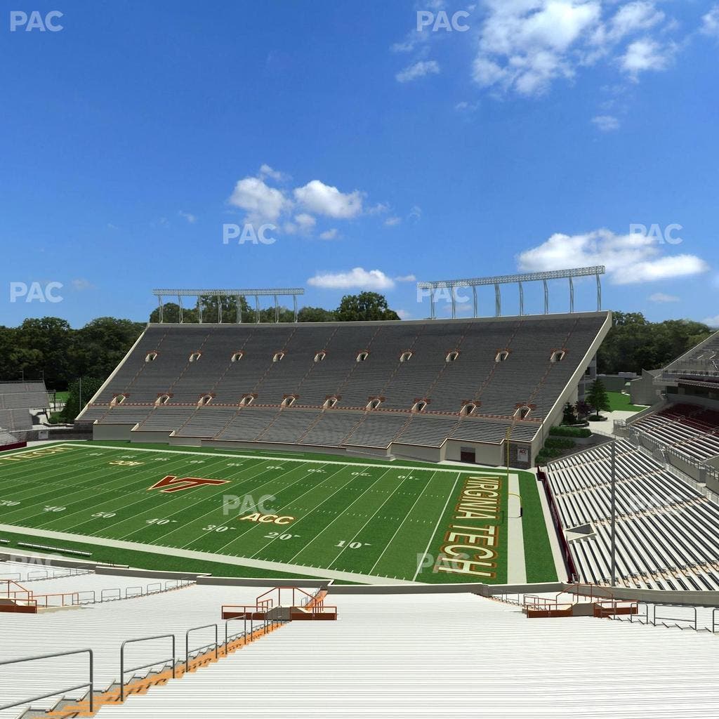 Lane Stadium - Section 107 Seat View