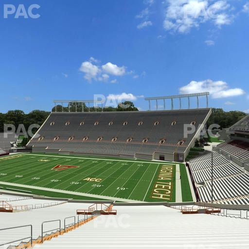 Lane Stadium - Section 107 Seat View