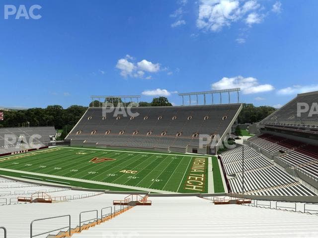 Lane Stadium - Section 107 Seat View