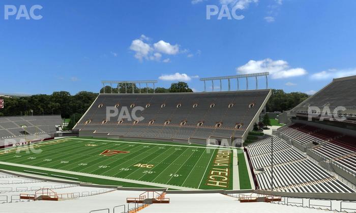 Lane Stadium - Section 107 Seat View