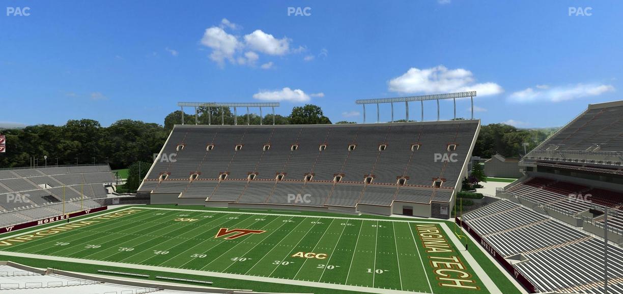 Lane Stadium - Section 108 Seat View