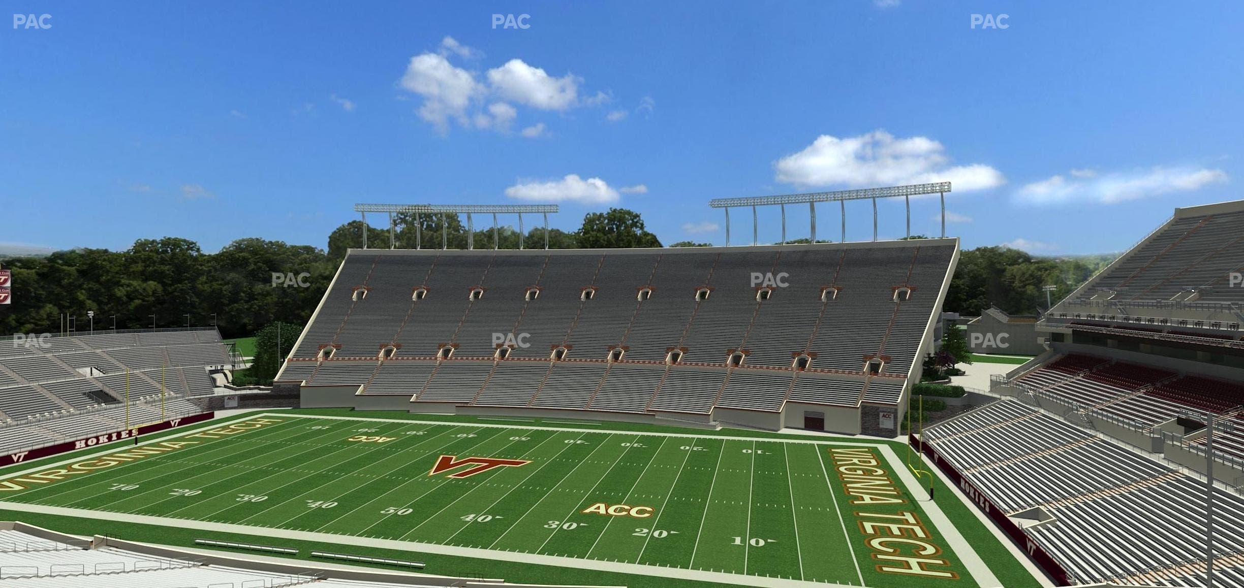 Lane Stadium - Section 108 Seat View