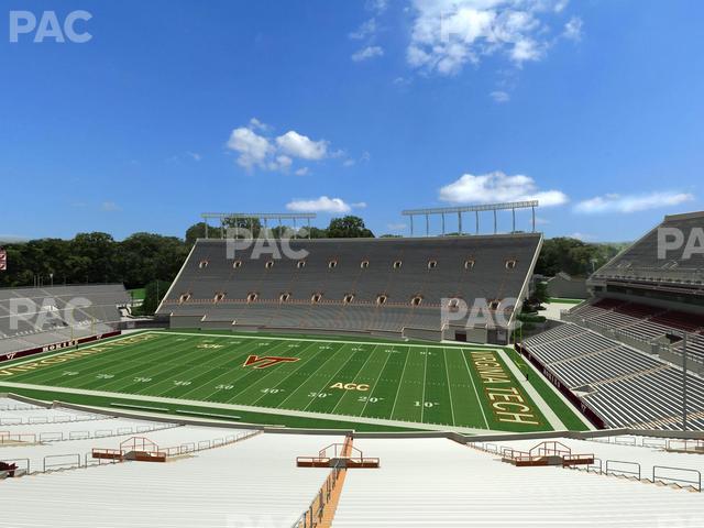 Lane Stadium - Section 108 Seat View Lane Stadium - Section 108 Seat View