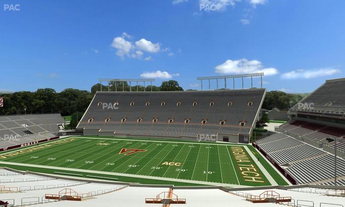 Lane Stadium - Section 108 Seat View