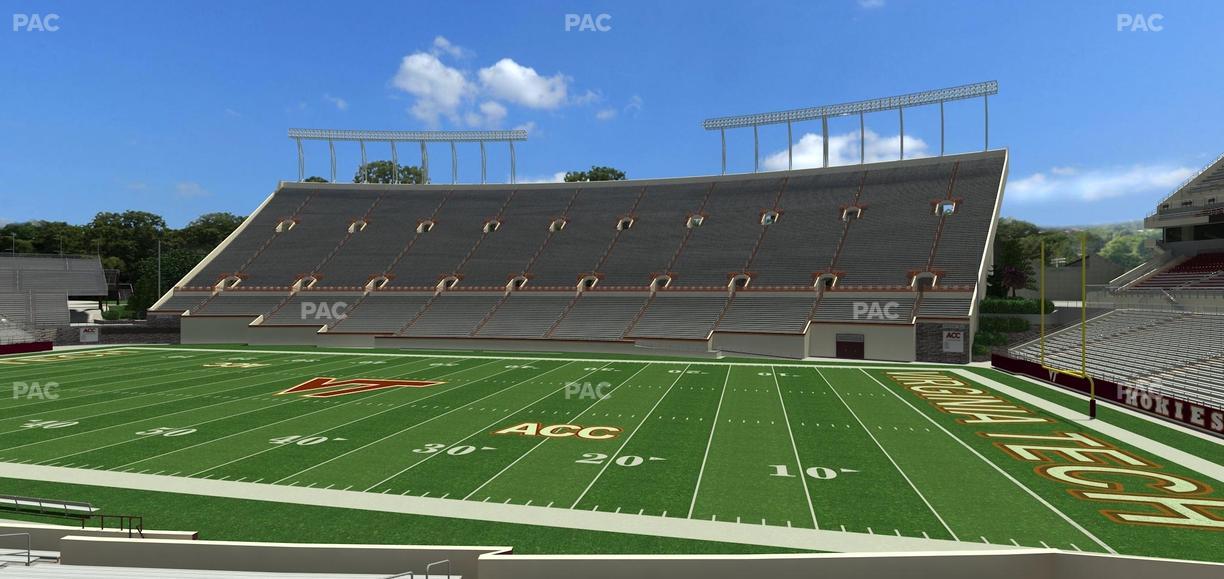 Lane Stadium - Section 108 Seat View