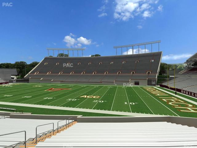 Lane Stadium - Section 108 Seat View