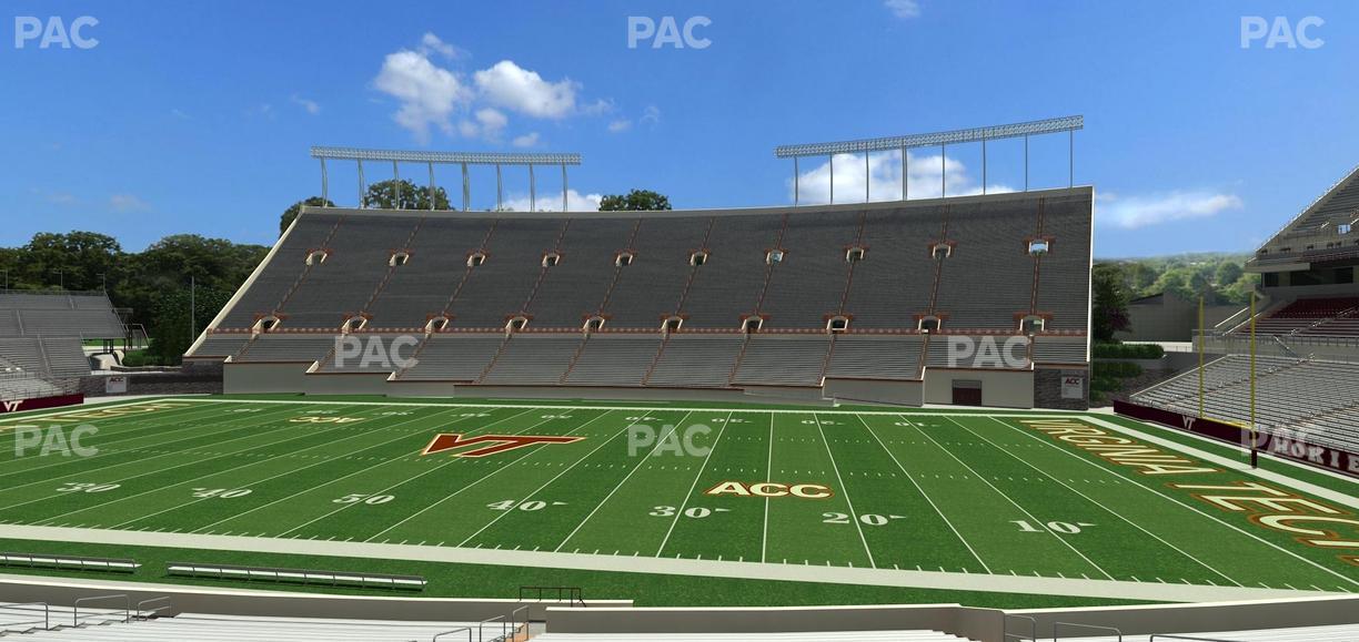 Lane Stadium - Section 109 Seat View