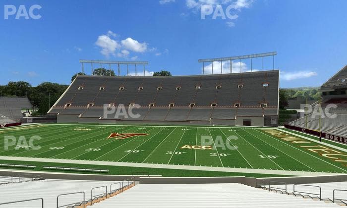 Lane Stadium - Section 109 Seat View