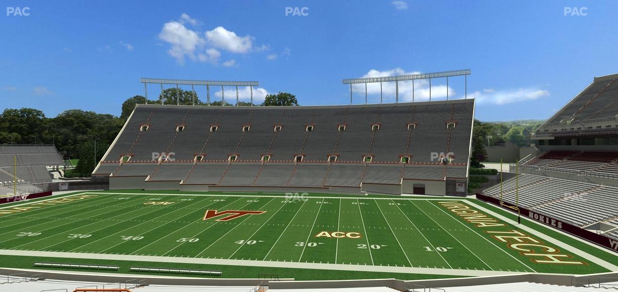 Lane Stadium - Section 109 Seat View