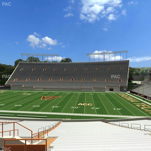 Lane Stadium - Section 109 Seat View