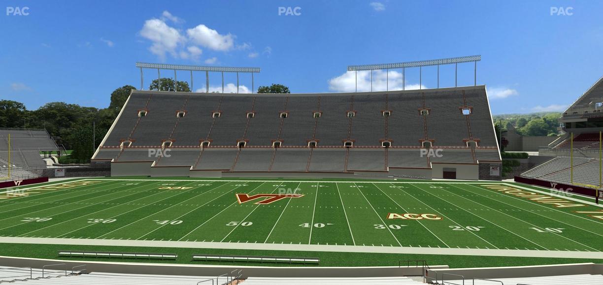 Lane Stadium - Section 110 Seat View