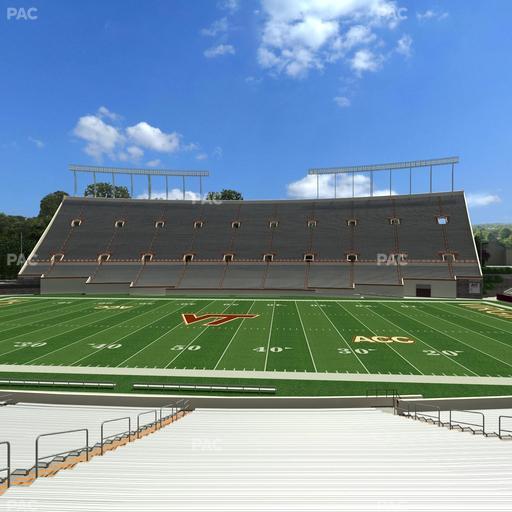 Lane Stadium - Section 110 Seat View