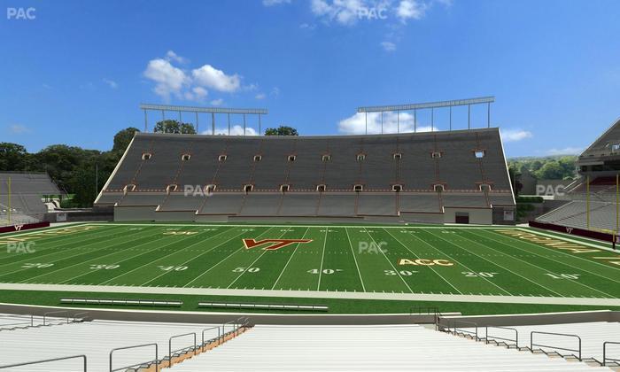 Lane Stadium - Section 110 Seat View