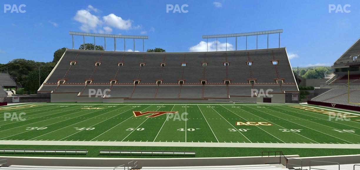 Lane Stadium - Section 110 Seat View