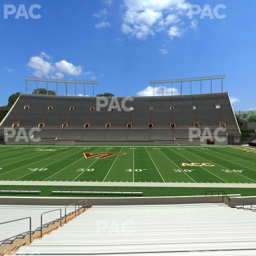 Lane Stadium - Section 110 Seat View