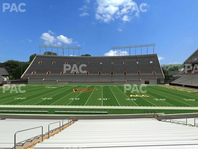 Lane Stadium - Section 110 Seat View Lane Stadium - Section 110 Seat View