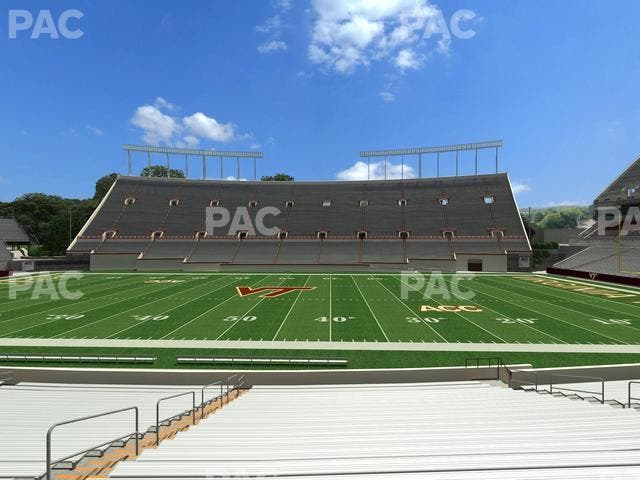 Lane Stadium - Section 110 Seat View