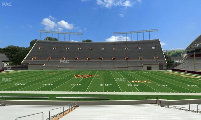 Lane Stadium - Section 110 Seat View