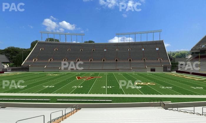 Lane Stadium - Section 110 Seat View