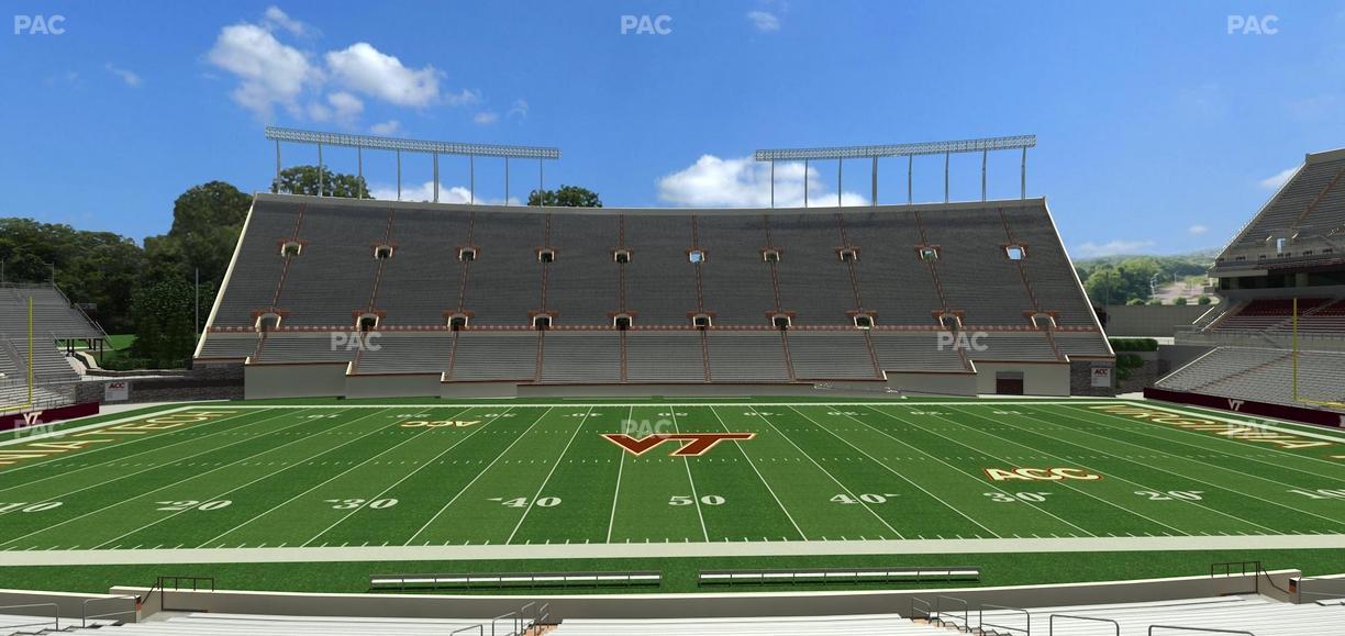 Lane Stadium - Section 111 Seat View