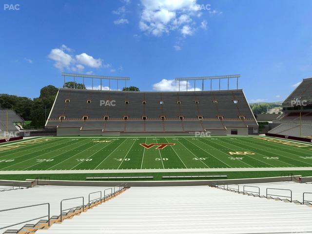 Lane Stadium - Section 111 Seat View