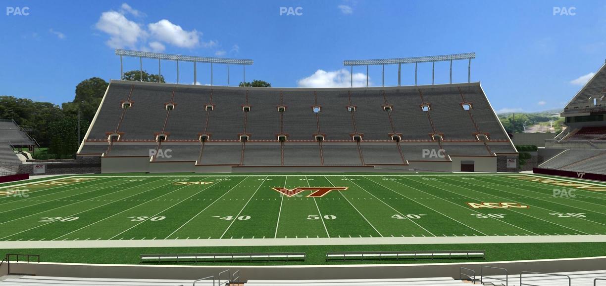 Lane Stadium - Section 111 Seat View