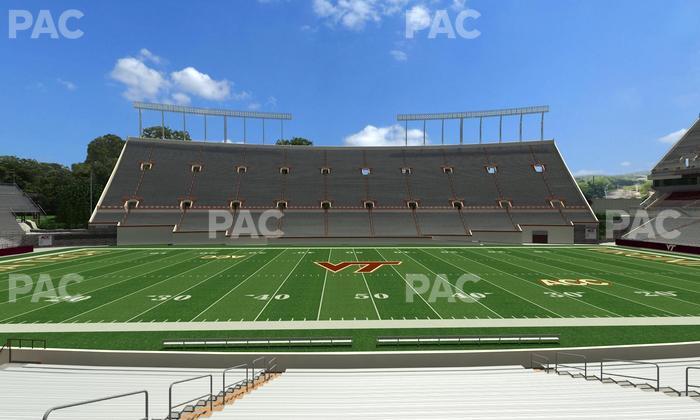 Lane Stadium - Section 111 Seat View