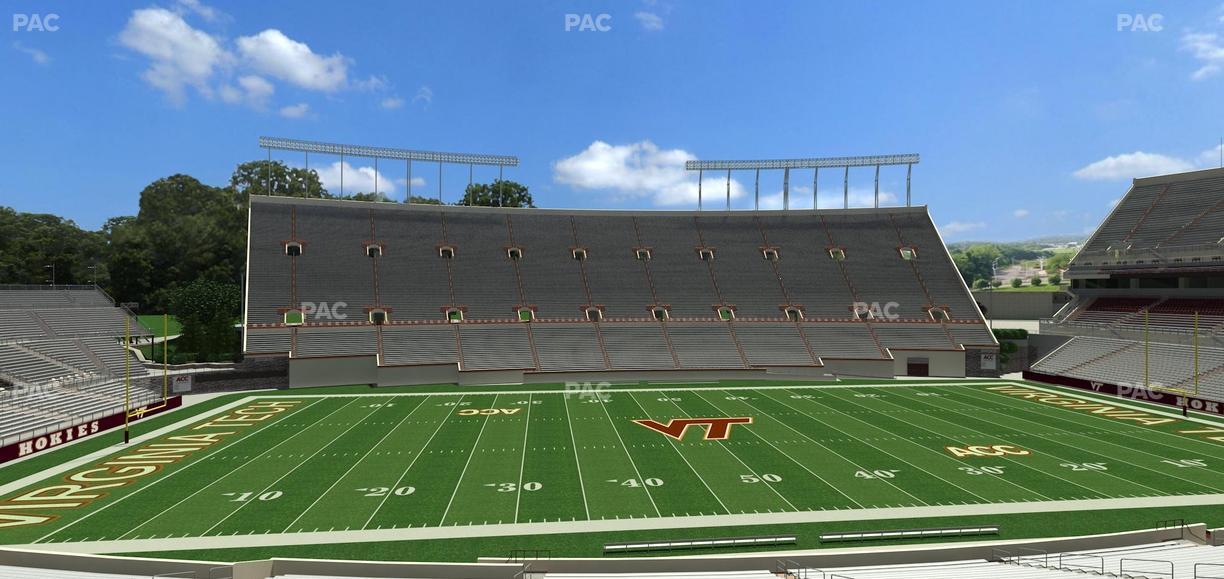 Lane Stadium - Section 112 Seat View