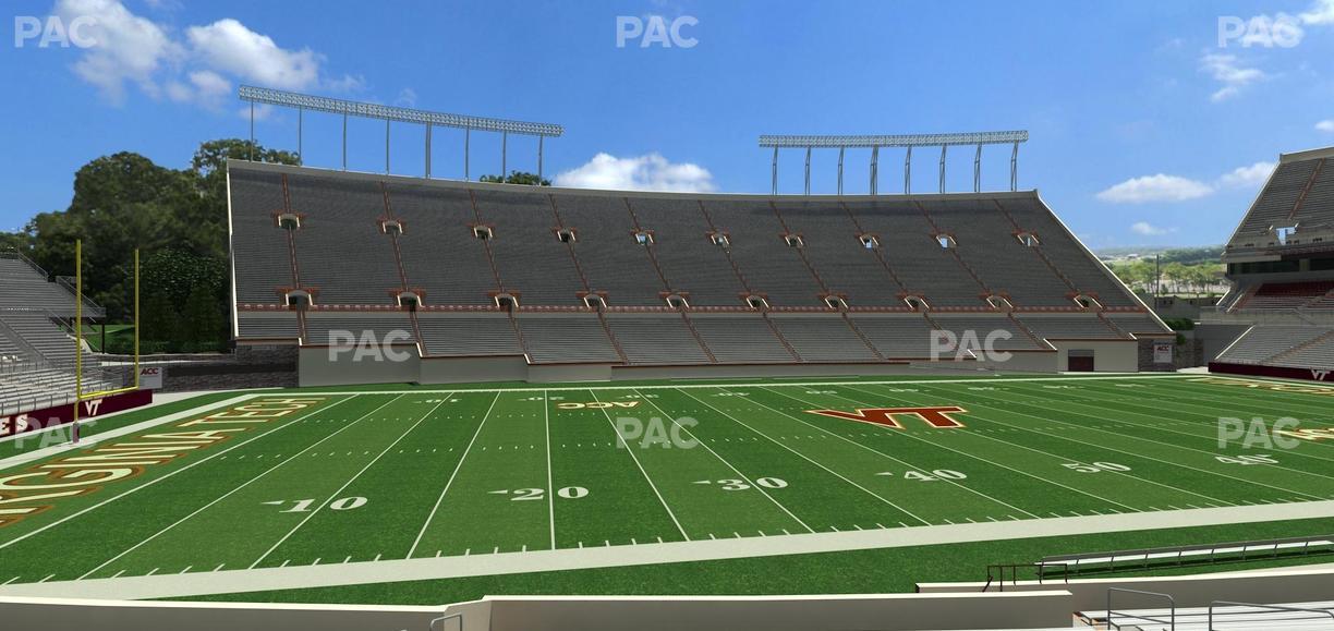 Lane Stadium - Section 113 Seat View