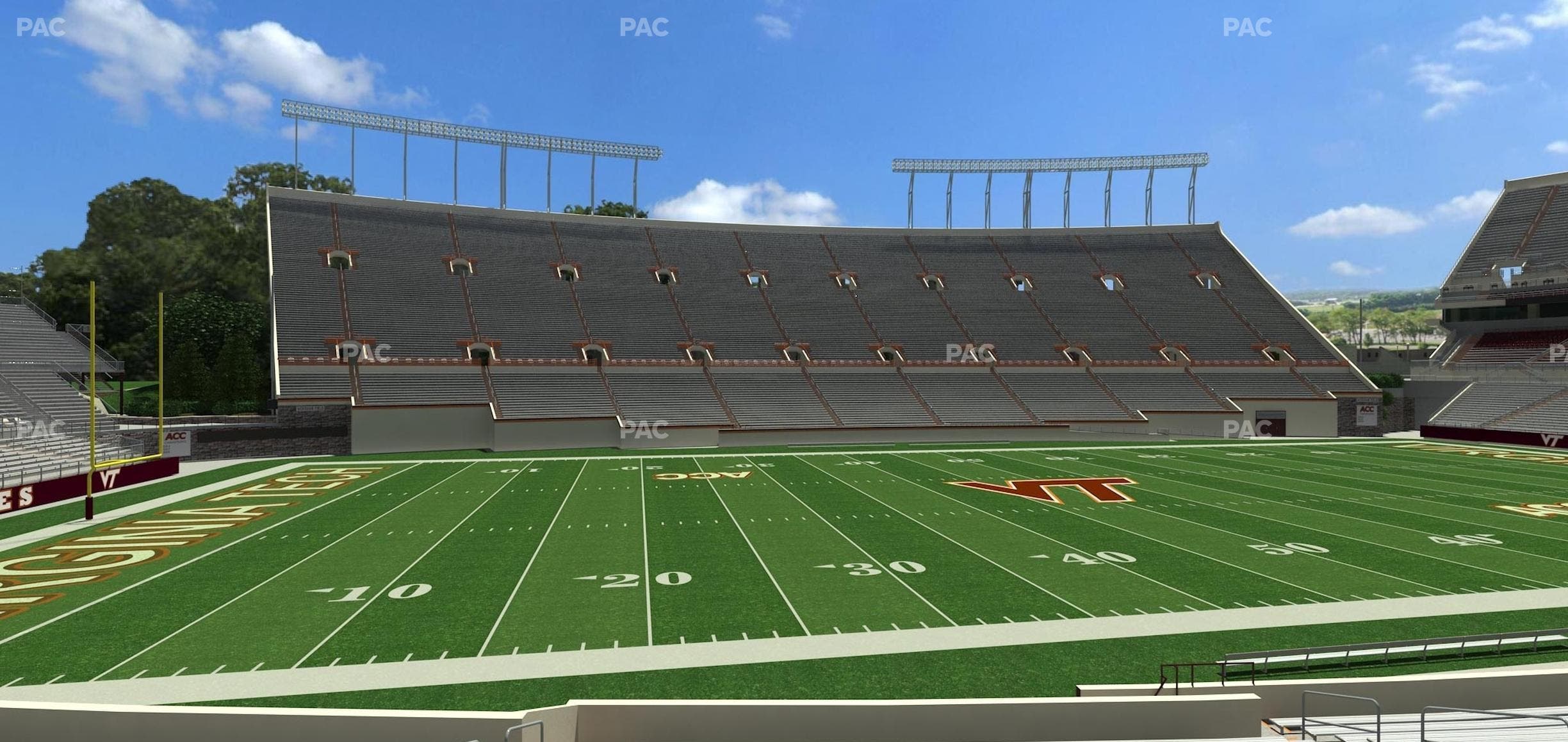 Lane Stadium - Section 113 Seat View